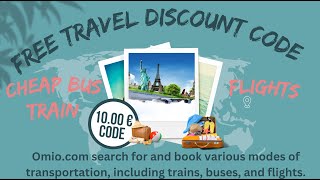 1000 EUR OMIO FREE TRAVEL DISCOUNT CODE Cheap Flight Bus Train [upl. by Netsirhk121]