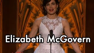 Elizabeth McGovern Salutes her Downton Abbey quotMotherquot Shirley MacLaine [upl. by Liederman855]