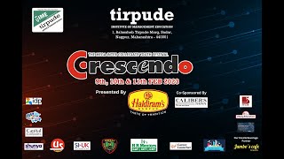 CRESCENDO DAY 2 PRESENTED BY HALDIRAMS NAGPUR COSPONSORED BY CALIBERS NOVA [upl. by Alur]