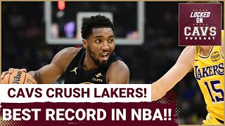 Cleveland Cavaliers DESTORY Lakers  Donovan Mitchells BIG night  Bronnys FIRST points [upl. by Idnal]