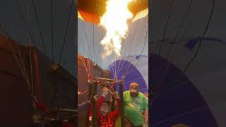 Balloon pilot Keith Sproul ignites Limelight at 2024 LewistonAuburn Balloon Festival [upl. by Kele]