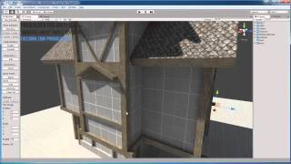 ProBuilder Demo Medieval House Part 2 Texturing [upl. by Earaj593]