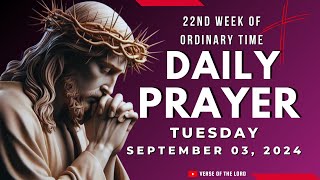 Catholic Morning Prayer  September 03 🙏 Daily Prayer 🙏 Verse of the Lord [upl. by Zurheide]