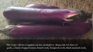 Tamil Suvai How to make Eggplant Curry [upl. by Alilahk]