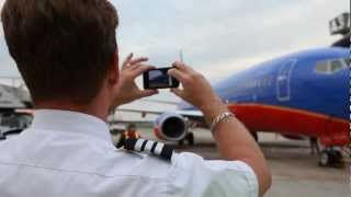 Southwest Airlines 737800 First Commercial Flight [upl. by Daukas]