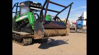 Sold 2007 GyroTrac GT13XP Skid Steer Mulcher Crawler HiFlow bidadoocom [upl. by Ehctav]