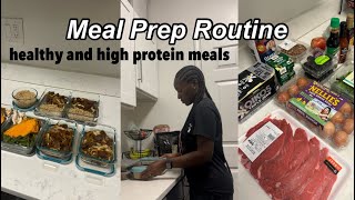 HOW I MEAL PREP ON A BUDGET  cook with me [upl. by Niels]