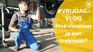 VRIJDAGVLOG 4 – In de werkplaats – hoe monteer je een trekhaak Kijk mee met De Waal Autogroep [upl. by Bar383]