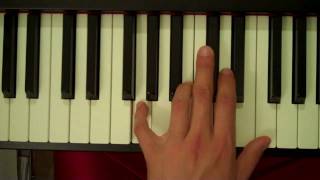 How To Play a G7 Chord on Piano Left Hand [upl. by Henley70]