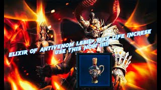 USE THIS NOW Elixir Of AntiVenom Max Life Increse For All Classes  Diablo 4 Season 6 [upl. by Schellens677]