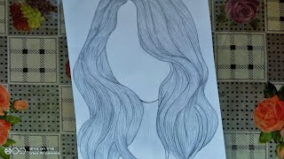 How to draw a girl Drawing girl Sketch Drawing with pencil Face Art Drawing [upl. by Oicnerolf337]