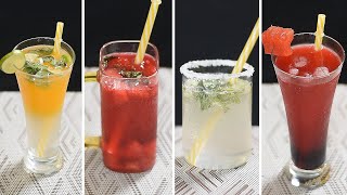 4 Easy Summer Drinks  NonAlcoholic Mojito Mocktails  Summer Drinks Recipe  Sukanyaskitchen [upl. by Delmer]