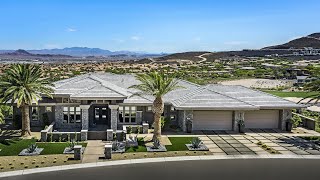 Mansion Tour  5498 Million Dollar Modern SmartHome with Las Vegas Strip Views  1474 Reims Drive [upl. by Ainot394]