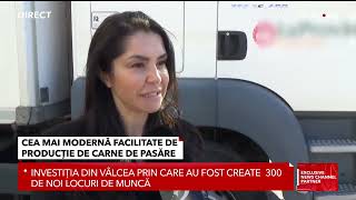 Cea mai modernă fabrică de pasăre inaugurată în Vâlcea [upl. by Annaej]