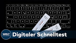 COVID19SCHNELLTEST FÜR ZUHAUSE Fachgerecht überwacht  der digitale CoronaSchnelltest I WELT News [upl. by Lorne567]