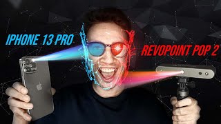 Real 3D Scanner vs iPhone 13 Pro Max LIDAR Comparison  Revopoint Pop 2 [upl. by Rosenwald]