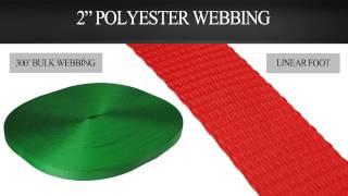 2 Inch Polyester Webbing [upl. by Ynohtnaleahcim]