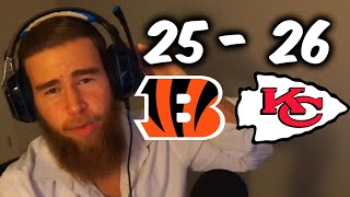 Bengals fan reaction to loss against Chiefs [upl. by Livingston]