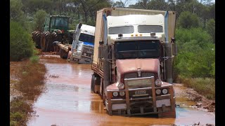 Camiones y Grúas Atascados en el barro Truck stuck in the mud [upl. by Leopold]