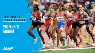 Womens 5000m Final  IAAF World Championships London 2017 [upl. by Gibe792]