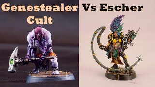 Necromunda Escher vs Genestealer Cult Xenos in the Dark [upl. by Nael]