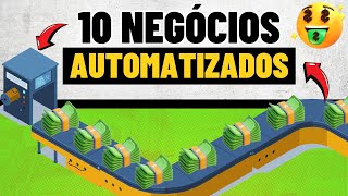 10 Negócios que trabalham sozinhos Negócios Lucrativos 2024 [upl. by Aretse]