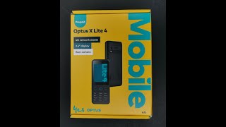 Overview  Optus X Lite 4 4G Classic Keypad Phone Mobiwire [upl. by Tonye755]