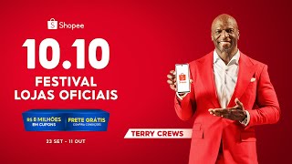 1010 Festival Lojas Oficiais Shopee com Terry Crews  ShopeeBR [upl. by Sainana]