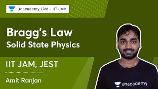 Braggs Law  Solid State Physics   IIT JAM JEST  Amit Ranjan [upl. by Sarita]