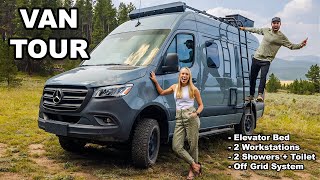 AWESOME VAN TOUR  Winnebago Revel 4x4 2021 Pros vs Cons Review [upl. by Atik]