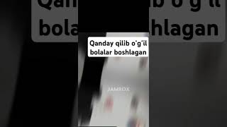 Oʻgʻil bolalar vs bizlar qanday boshlaganmiz [upl. by Ronalda]