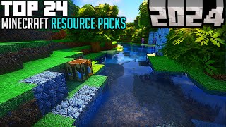 TOP 24 Best Minecraft Texture Packs for 2024 [upl. by Ursulette]