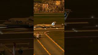 Flybe Landing  Innsbruck Airport plane spotting  world of airports  GAME game [upl. by Park66]