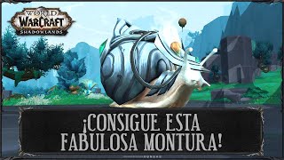 🐌 HELÍCIDO ESCARLATA  MONTURA 100  Cómo conseguirla  Shadowlands  World of Warcraft [upl. by Tehcac]