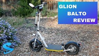 Glion Balto Electric Scooter Review [upl. by Aneleairam969]