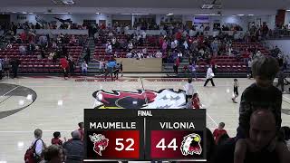 Varsity Bball  Maumelle Hornets at Vilonia Eagles [upl. by Enneles]