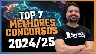 Os MELHORES CONCURSOS de 202425 [upl. by Atrebor]