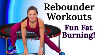 Rebounder Workout for Weight Loss 30 Minute Low Impact Fat Burning Mini Trampoline Aerobic Fitness [upl. by Asial]