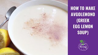 How to make Avgolemono Soup [upl. by Chloette]