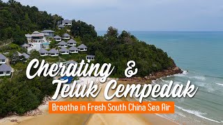 CHERATING amp TELUK CEMPEDAK BREATHTAKING AERIAL  SKYRUN WEEKEND [upl. by Minabe]