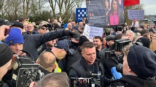 TELFORD PROTEST LIVE TOMMY ROBINSON [upl. by Aicire]