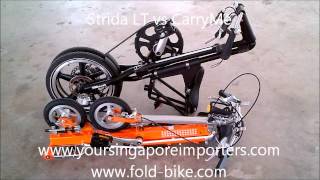 Strida LT vs CarryMe  Singapore [upl. by Eiramanna]