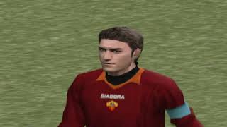 PES 6 TIKI TAKA MOD PS2 PARTIDOS AMSITOSOS ¡AS Roma VS Real Madrid CF [upl. by Nyrehtac]