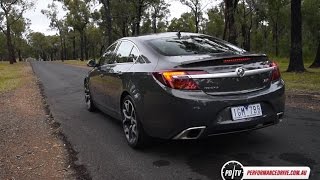 2016 Holden Insignia VXR 0100kmh amp engine sound [upl. by Notnek95]