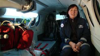 Flight Nurse Keryn Bolte — Royal Flying Doctor Service Broken Hill Base Australia [upl. by Slemmer243]