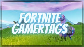 Best Fortnite Gamertags in 2023 Not Taken [upl. by Sancho]