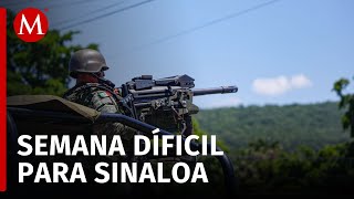 Sinaloa vive una semana de violencia con 18 homicidios y 89 crímenes registrados [upl. by Colas]