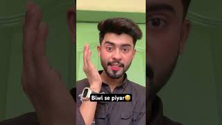 Biwi se piyar😅danishcomedian99 realfools funny comedy shorts [upl. by Seleta]