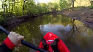 Kayak Video 2 Irondequoit Creek Oxbow in Ellison Park [upl. by Gnat]