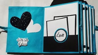 Handmade Scrapbook Tutorial for Birthday  Scrapbook Tutorial  Scrapbooks Ideas [upl. by Janene779]